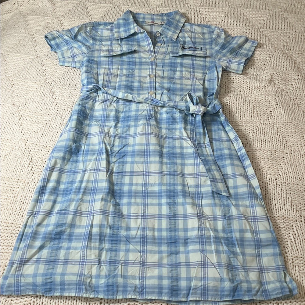 Vineyard Vines Plaid Kids Dress